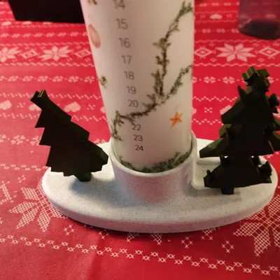 Chân nến Giáng sinh