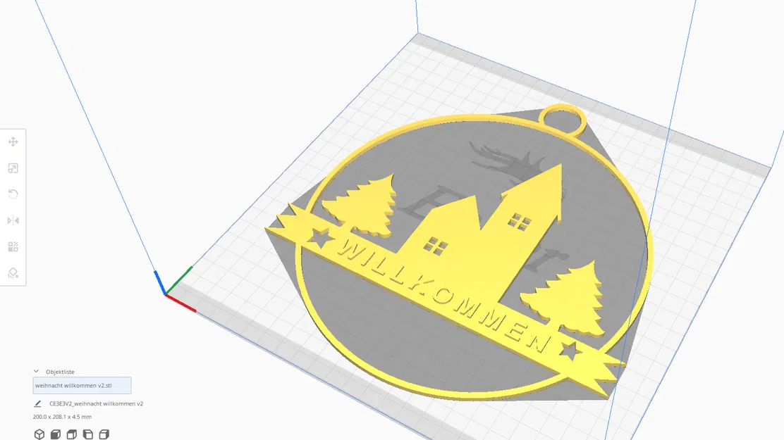 Phụ kiện Trang trí Giáng sinh Treo Lối Vào Chào Đón - Image 1