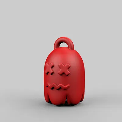 Móc Khóa Ma (Lấy Cảm Hứng Từ PACMAN)