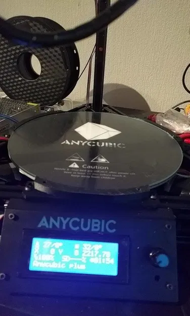 Đế Gắn Heatbed + Mặt Kính AnyCubic Delta Linear Plus 240mm - Image 1