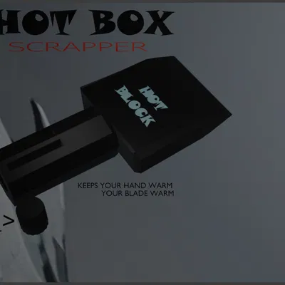 DỤNG CỤ CẠO HOT BLOCK SCRAPER - GIỮ ẤM LƯỠI DAO VÀ TAY