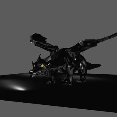 Mô hình RỒNG 3D - Phóng to/Thu nhỏ