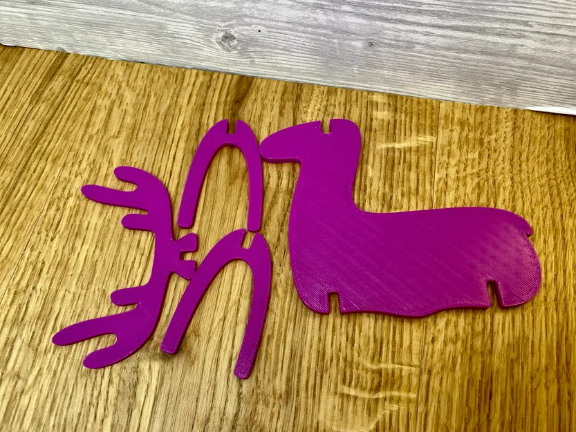 Con Nai Sừng Tấm Có Thể Lắp Ráp - Image 3