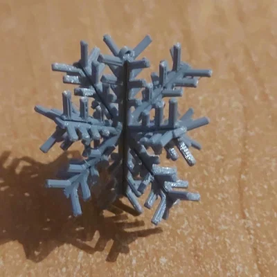 Bông Tuyết Gấp Gọn 3D