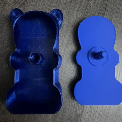 Hộp Đựng Gummy Bear Nắp Vặn