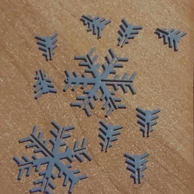 Bông Tuyết Gấp Gọn 3D