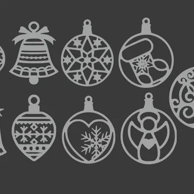 Dây Trang Trí Giáng Sinh - Bộ 9 Mẫu