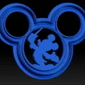 Khuôn cắt bánh hình chuột Mickey nhạc trưởng - Thumbnail 2