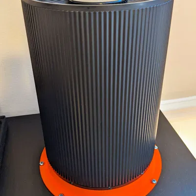 Giá Đỡ Xuyên Bàn Cho Máy Lọc Không Khí Druiap KJ80 Trên Bàn IKEA Lack