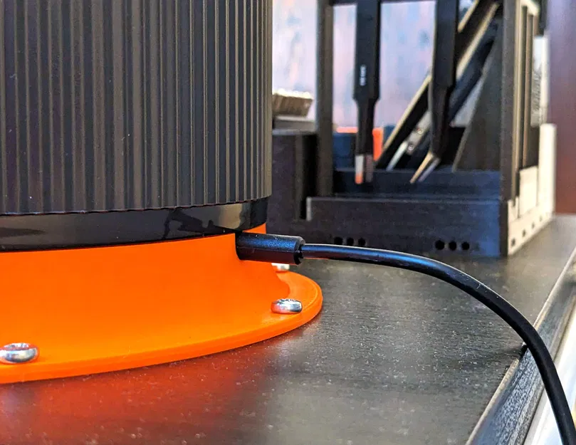 Giá Đỡ Xuyên Bàn Cho Máy Lọc Không Khí Druiap KJ80 Trên Bàn IKEA Lack - Image 3