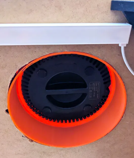 Giá Đỡ Xuyên Bàn Cho Máy Lọc Không Khí Druiap KJ80 Trên Bàn IKEA Lack - Image 4