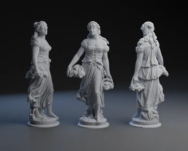 Tượng Thiếu Nữ Vườn Nho - Image 1