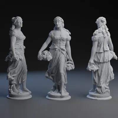 Tượng Thiếu Nữ Vườn Nho