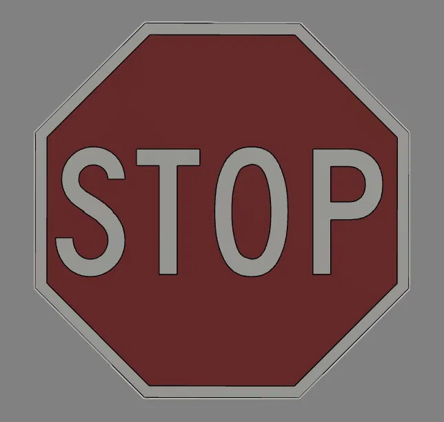 Biển Báo Giao Thông Úc - Dừng - Image 1