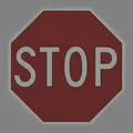 Biển Báo Giao Thông Úc - Dừng - Thumbnail 1