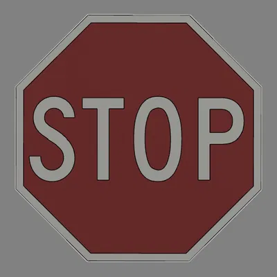 Biển Báo Giao Thông Úc - Dừng