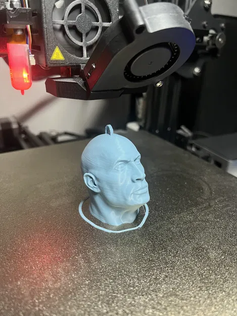 Móc khóa/Dây chuyền/Đồ trang trí Rocktornament/Rocklace (Mô hình Dwayne "The Rock" Johnson) - Image 2