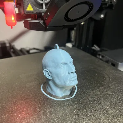 Móc khóa/Dây chuyền/Đồ trang trí Rocktornament/Rocklace (Mô hình Dwayne "The Rock" Johnson)