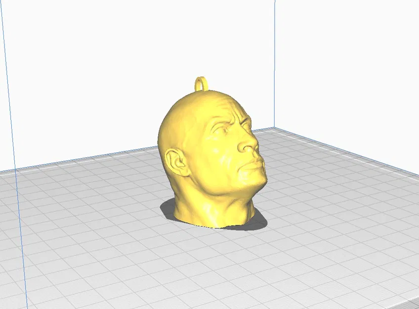 Móc khóa/Dây chuyền/Đồ trang trí Rocktornament/Rocklace (Mô hình Dwayne "The Rock" Johnson) - Image 3