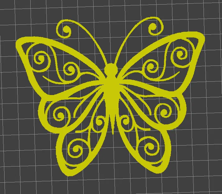 Mô hình Butterfly2 - Nghệ thuật Bướm Đơn Giản - Image 1