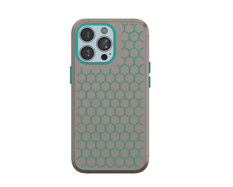 Ốp lưng iPhone 13 Pro Họa Tiết Tổ Ong - Image 1