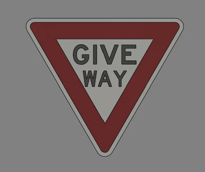 Biển Báo Giao Thông Úc - Nhường Đường - Image 1