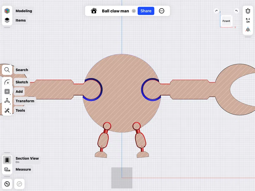 Ông Kẹ Móng Vuốt Khớp In Liền - Image 2