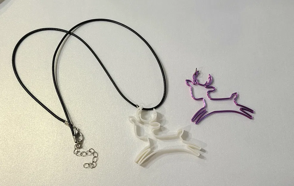 Mặt dây chuyền tuần lộc - Image 1