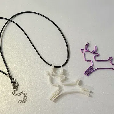 Mặt dây chuyền tuần lộc