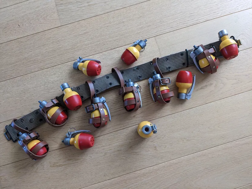 Mô hình Lựu đạn Tấn công Pháp OF 37 cho Airsoft / Reenactment - Image 4