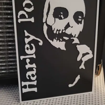 Decal Treo Tường Hình Bìa Album Harley Poe