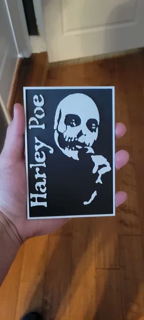 Decal Treo Tường Hình Bìa Album Harley Poe - Image 3