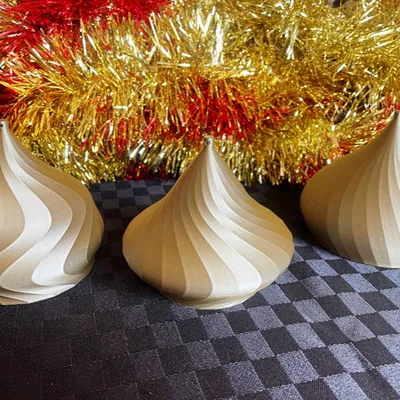 Đồ Trang Trí Giáng Sinh/Quả Châu "Low Poly"