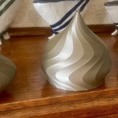 Đồ Trang Trí Giáng Sinh/Quả Châu "Low Poly"