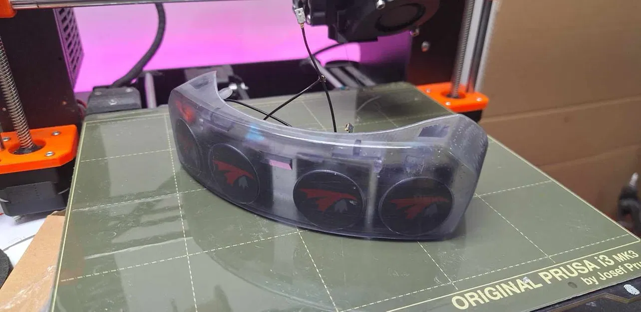 Mặt nạ kính Walksnail v1 4 truerc patch - Image 1