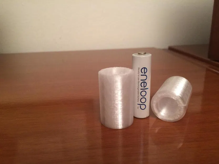 Adapter pin - từ AA sang C - xài pin sạc ngon lành - Image 2