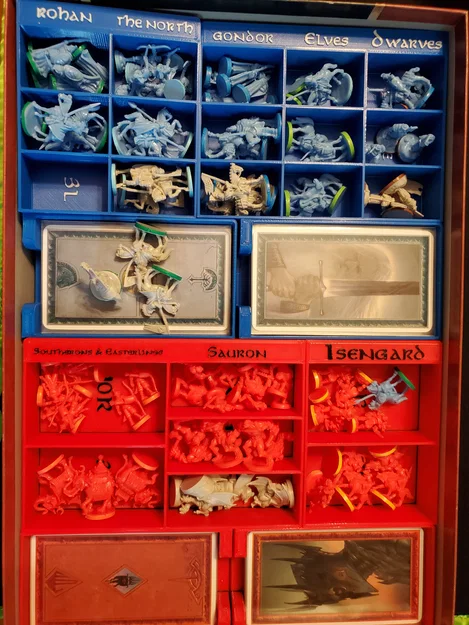 Khay đựng War of the Ring bản 2 có nhãn dập nổi - Image 1