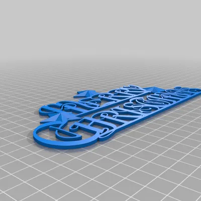 Biển hiệu Merry Christmas v2