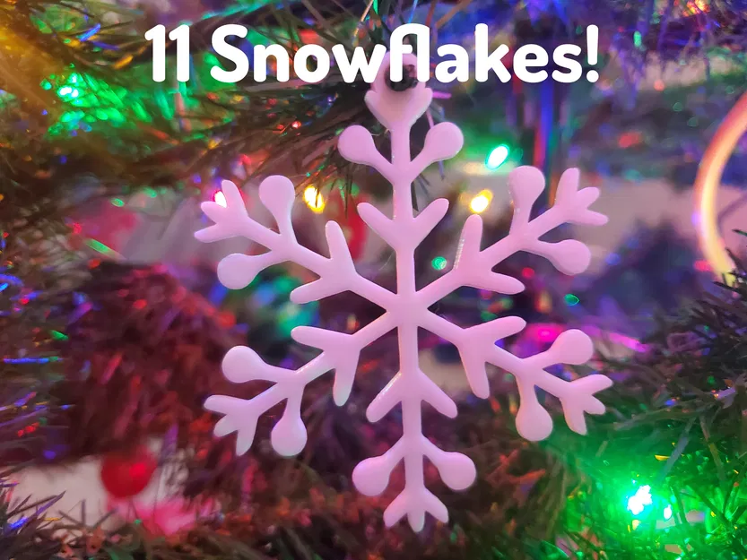 11 Món Đồ Trang Trí Bông Tuyết Có Khoen Treo! - Image 1