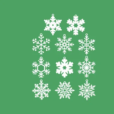 11 Món Đồ Trang Trí Bông Tuyết Có Khoen Treo!