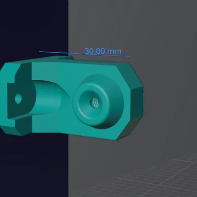 Ngàm Kẹp Ống Bowden Kiểu Ngược