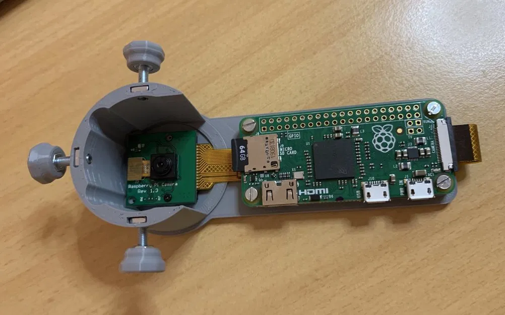 Bộ Chuyển Đổi Camera Raspberry Pi Zero Cho Kính Thiên Văn Bresser Pluto 114/500 - Image 1