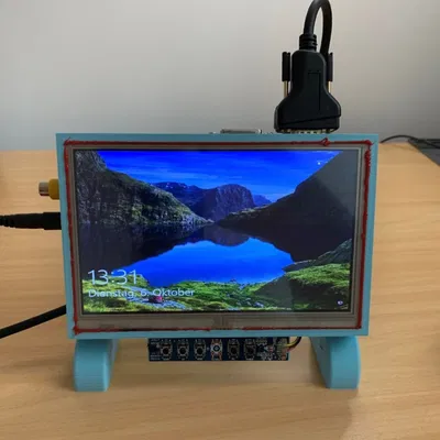 Hộp đựng Màn hình 7" LS-7 HDMI/DVI/VGA/CVBS từ Pollin