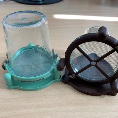 Giá ươm mầm Hũ Weck - Phiên bản Trồng rau mầm Thủy tinh