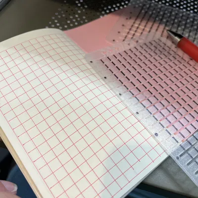 Bộ 5mm Stencil Kẻ Dòng Cho Sổ Tay Thủ Công Nhỏ