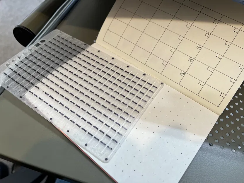 Bộ 5mm Stencil Kẻ Dòng Cho Sổ Tay Thủ Công Nhỏ - Image 5