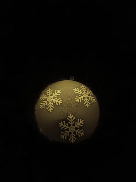 Quả cầu Giáng sinh có đèn LED - Image 1