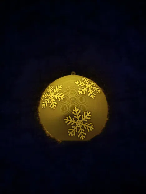 Quả cầu Giáng sinh có đèn LED - Image 3