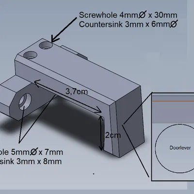 Chặn Cửa Gắn Tường