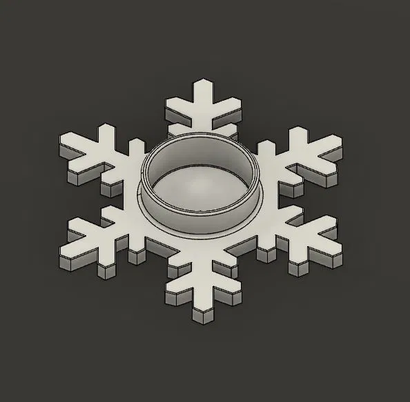 Đế nến hình bông tuyết - Image 2